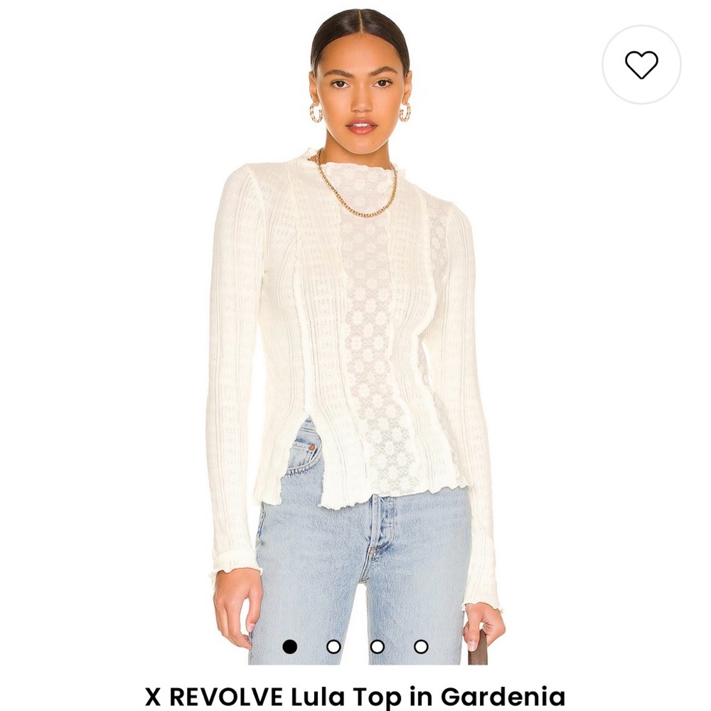 Free People - X Revolve Lula top in Gardenia